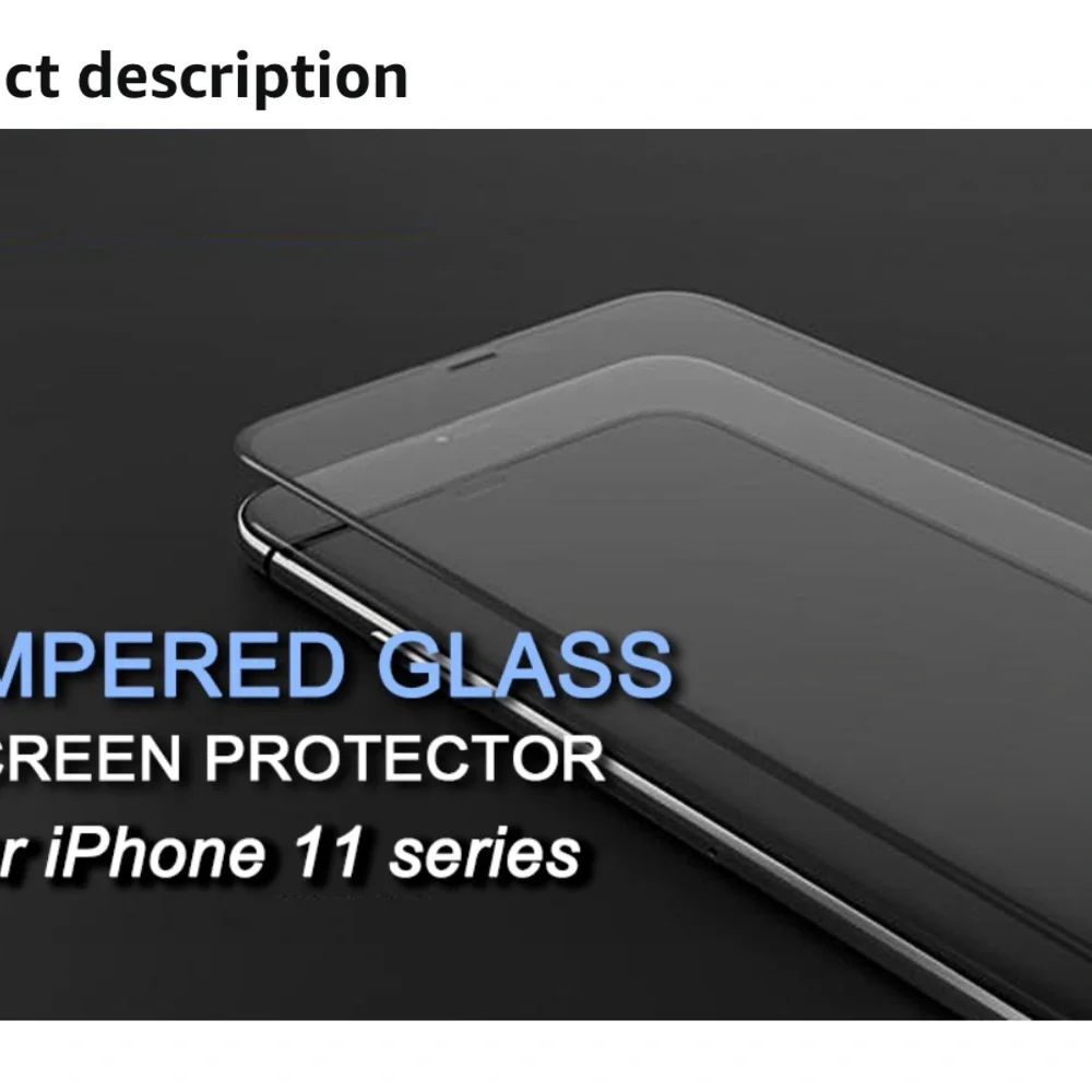 Privacy Screen Protector for Apple iPhone 11 - Black